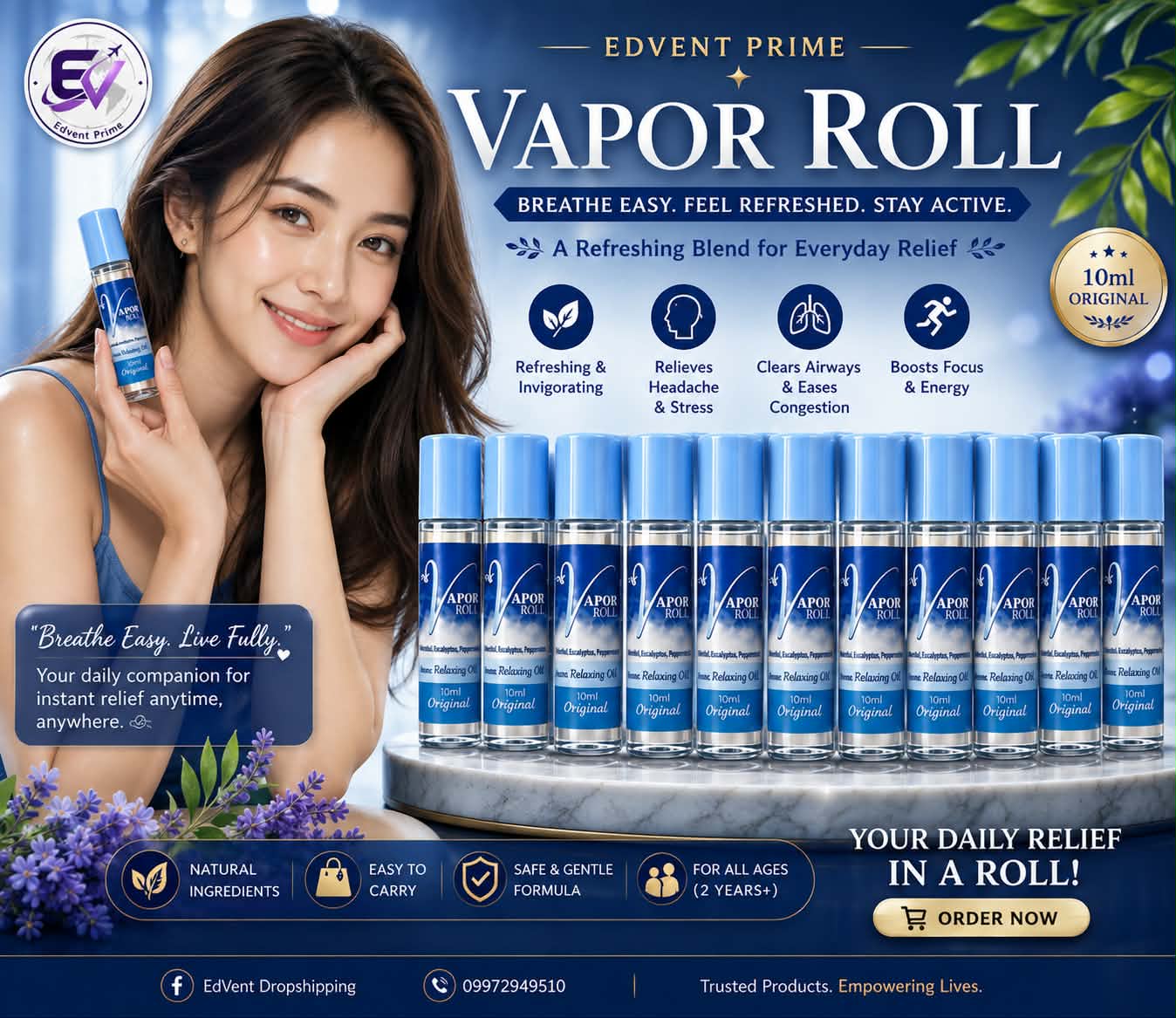 Vapor Roll on